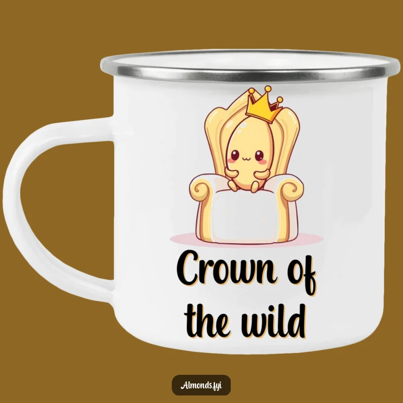 Funny Shy Almond Camping Mug - Durable & Hilarious Royal Gift