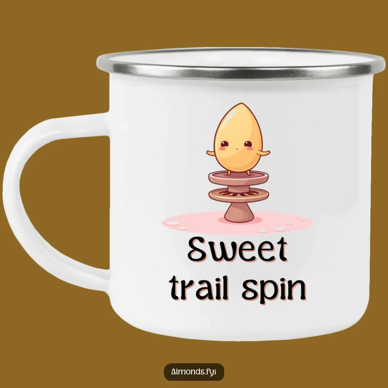 Funny Wobble Almond Camping Mug - Durable & Hilarious Sugar Top Gift