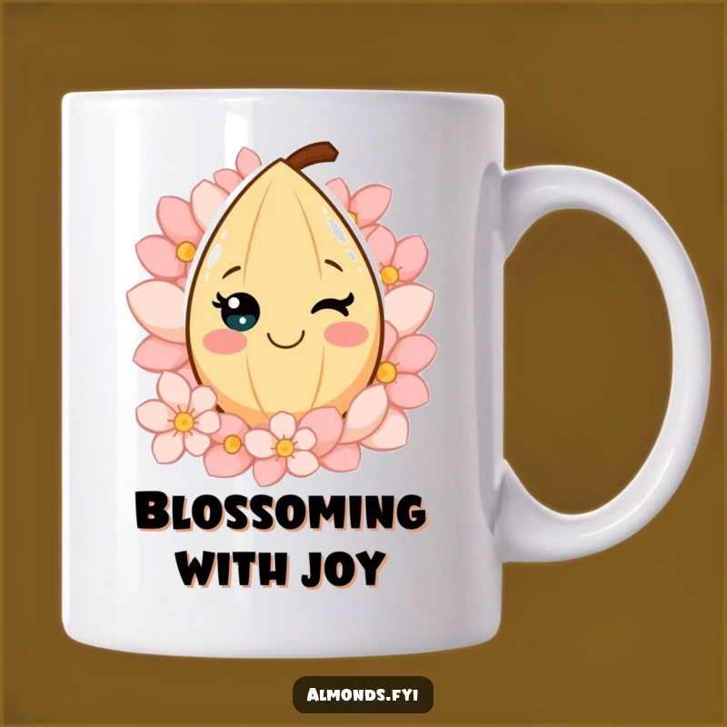 Cheerful Almond Petals Mug - Funny & Blooming Gift for a Bright Personality!