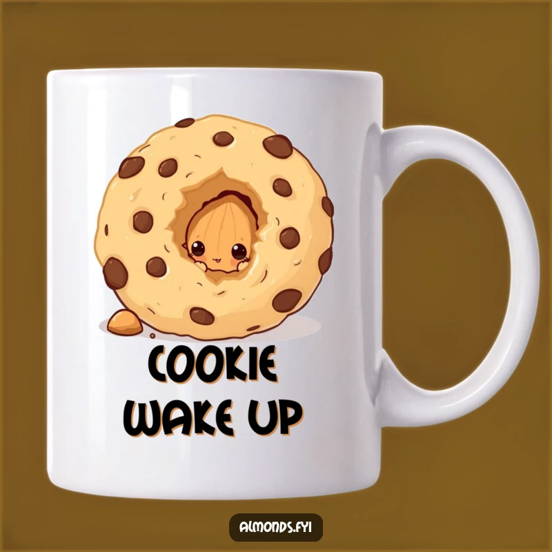 Funny Cookie Crumb Almond Mug - Hilarious Snacker's Gift for Curious Foodies!
