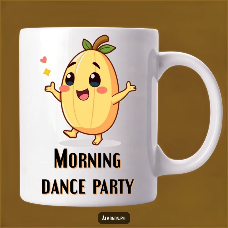 Funny Giggling Almond Dance Mug: Giggle Your Way Through Your Day!