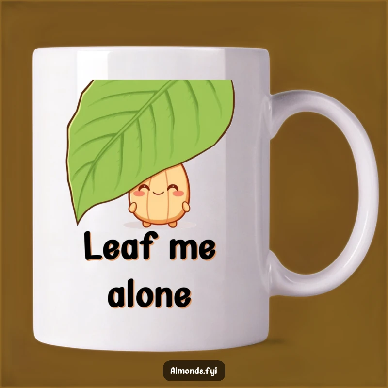 Funny Peeking Almond Mug - Giggle-Worthy Nutty Surprise Gift Idea