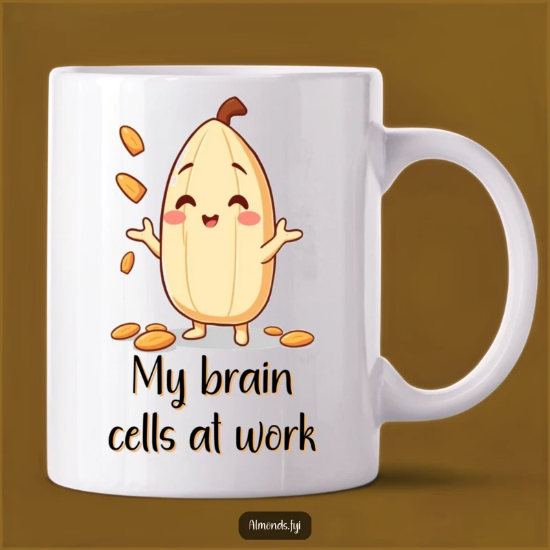 Funny Almond Juggler Mug: A Hilarious Gift for Nut Lovers and Coffee Addicts!