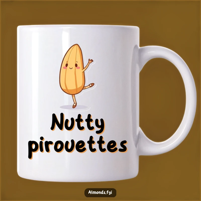 Funny Ballet Almond Mug - Hilarious Dancer Gift for Clumsy Performers!