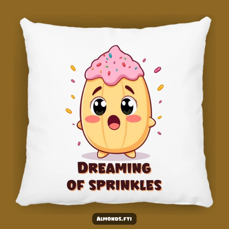 Comfy Funny Surprised Almond Pillow: Cozy Reactions for Your Space