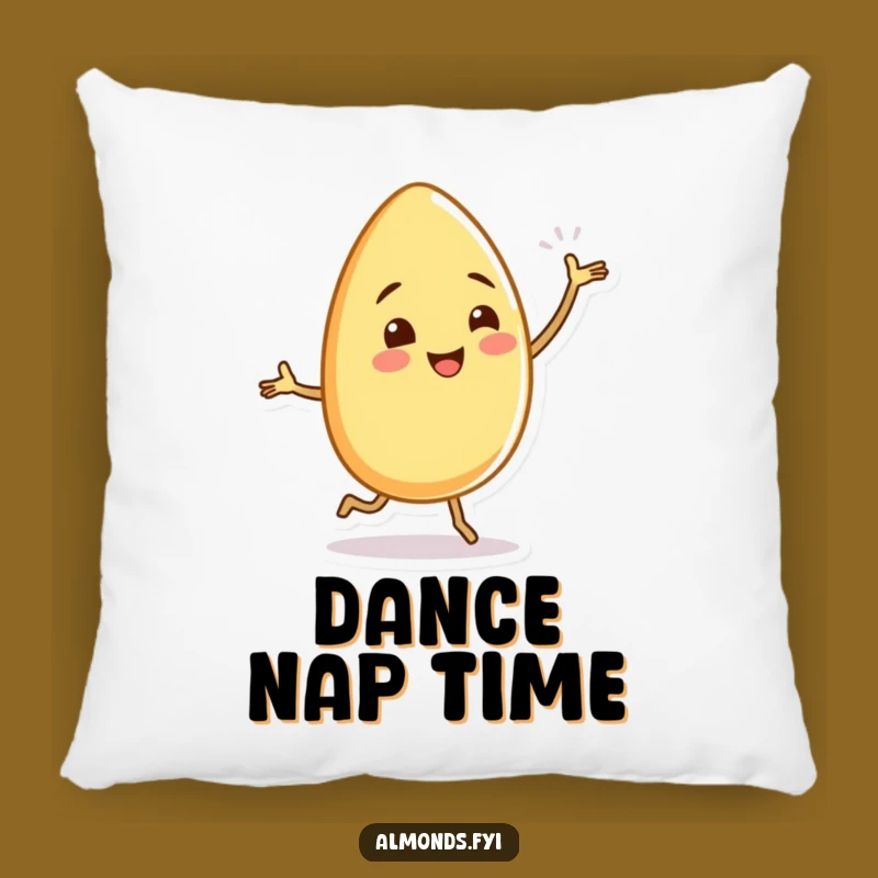 Funny Almond Dance Pillow: Cozy Comfort with a Silly Wiggling Legs Design