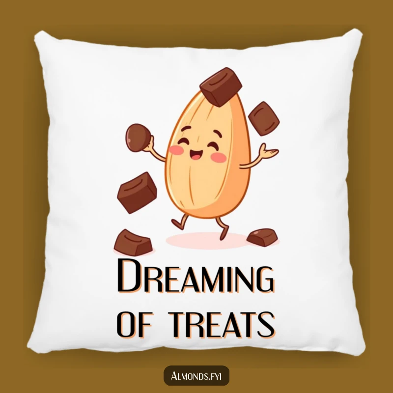 Funny Juggling Almond Pillow: Cozy Comfort for Sweet Dreams Gift