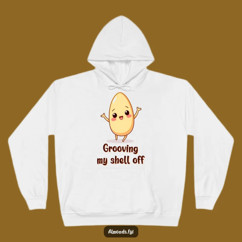 Funny Wiggling Almond Dance Hoodie: Cozy and Hilarious Warmth for Nutty Souls