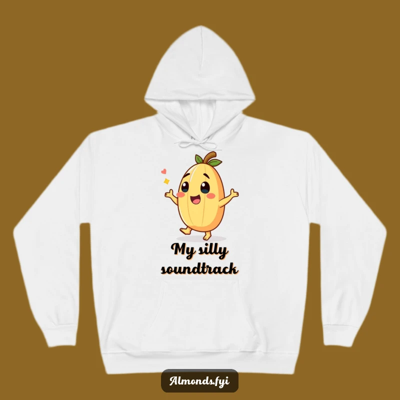 Funny Giggling Almond Dance Hoodie: Cozy Up with Humorous Moves!