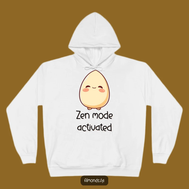Cozy Peaceful Almond Hoodie - Funny & Serene Gift for Ultimate Comfort!