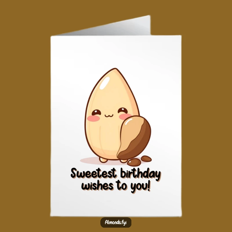 Free Printable Birthday Card: Shy Almond Hides, Sweet DIY Gift!