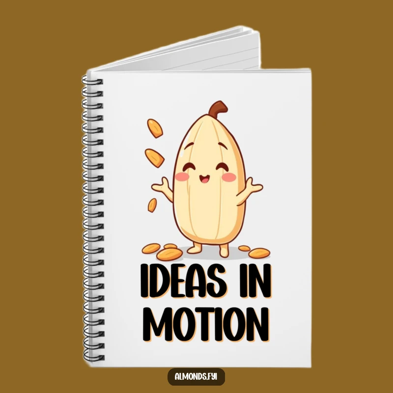 Funny Almond Juggler Notebook: Jot Down Ideas with Nutty Amusemennt!