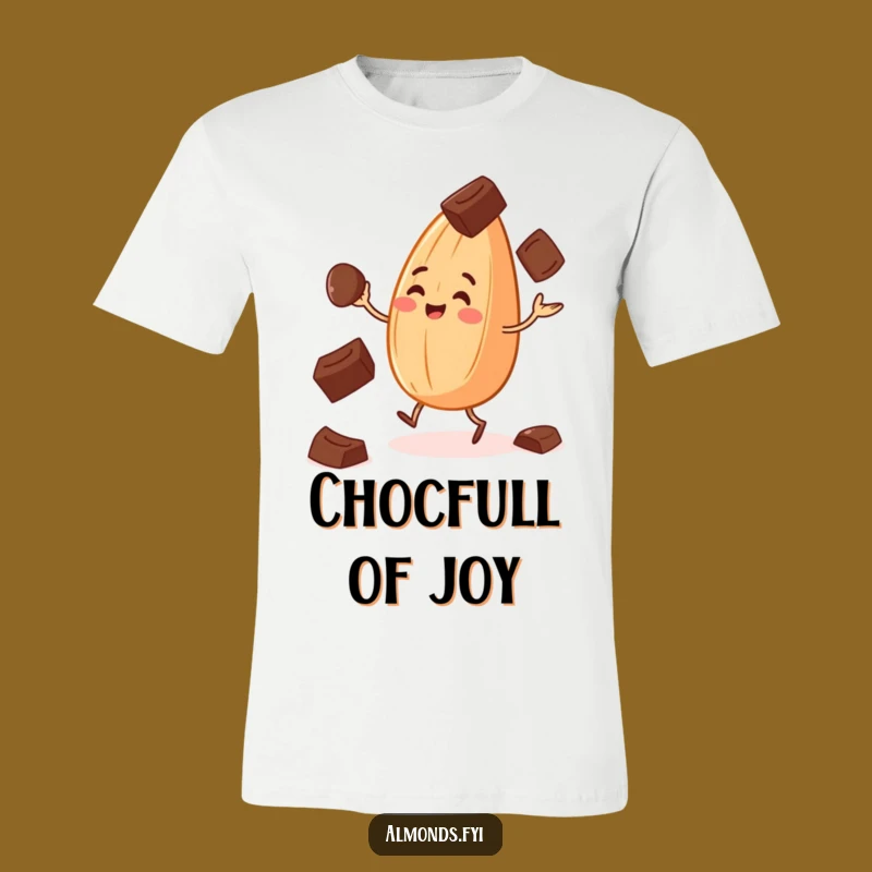 Funny Juggling Almond T-Shirt: Wear Your Sweet Tooth Pride Gift