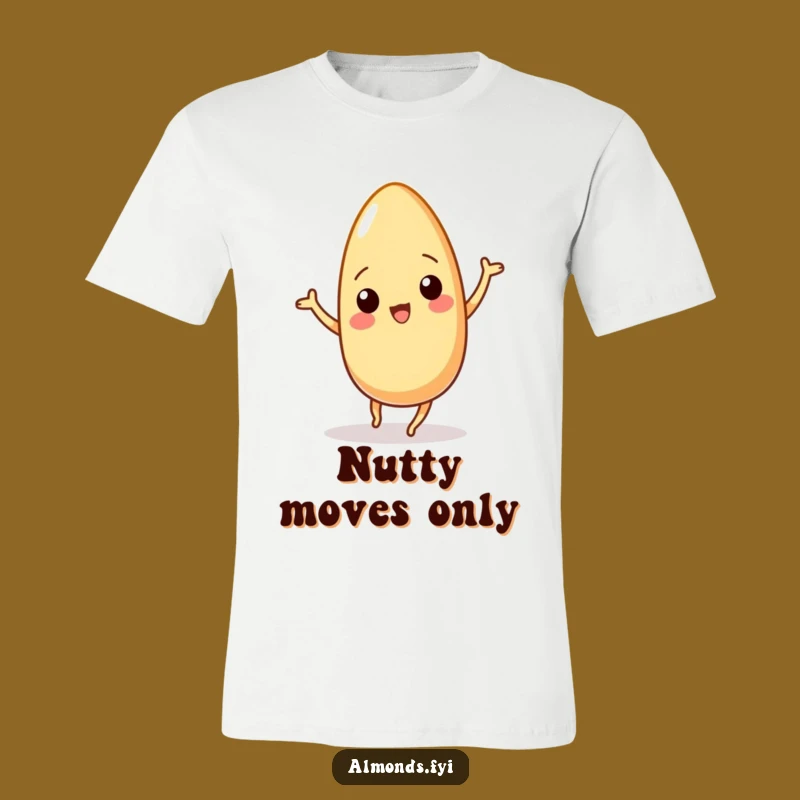 Funny Wiggling Almond Dance T-Shirt: Hilarious Apparel for a Nutty Good Time