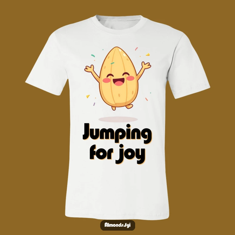 Funny Joyful Almond T-Shirt: Hilarious Gift for Sprinkled Celebrations