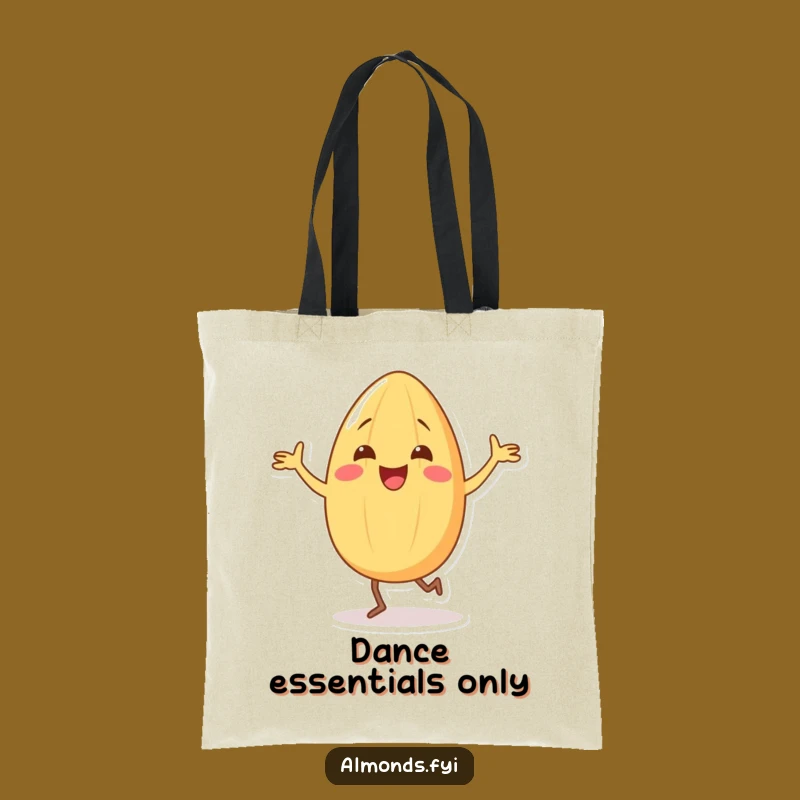 Funny Almond Dance Tote Bag: Carry Your Fun Everywhere!