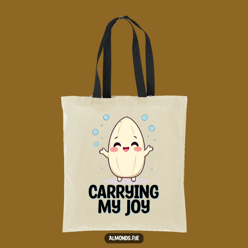 Funny Playful Moments Tote Bag: Almond Juggles, Practical Funny Gift